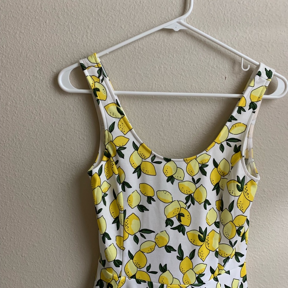 LEMON SKATER DRESS